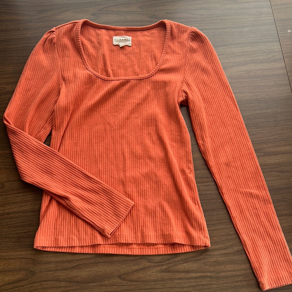 Womance orange long sleeve